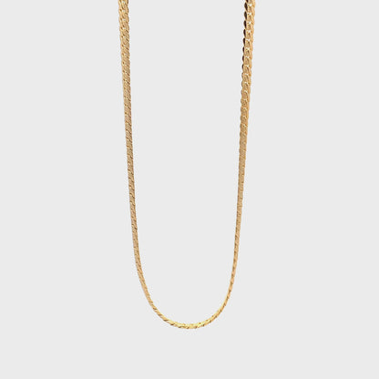 14K Anklet #10 - DESIGN FIGARO 10"