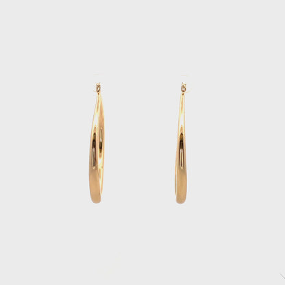 Hollow Round Plain Earring - 03