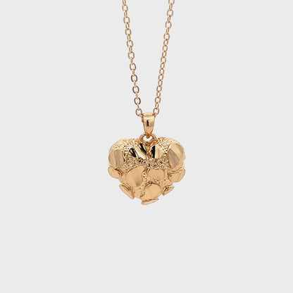 Gold Nugget Necklace - Design #08