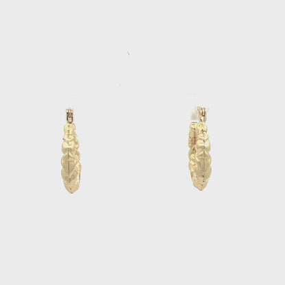 Hug&Kiss Shrimp and Bamboo Mini Earrings - 02
