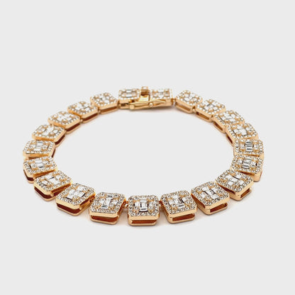 Iced Out Diamond Bracelet - #1208