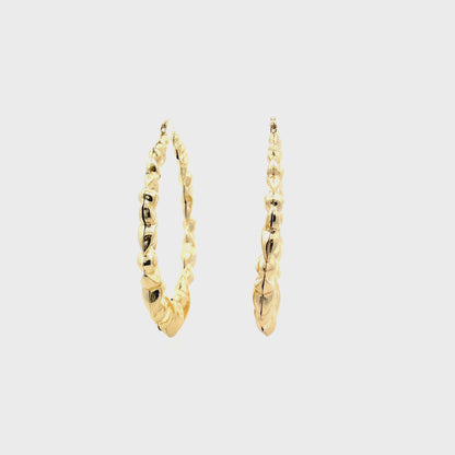 Hug & Kiss Shrimp Earrings -  Size 21