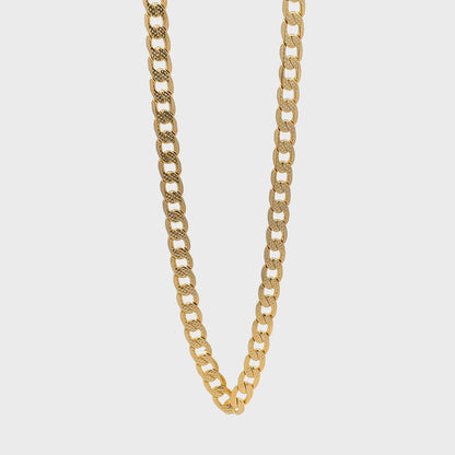 14K Anklet #06 - FROST CUBAN 10"