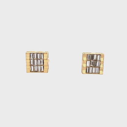 Baguette Earrings - Style 12