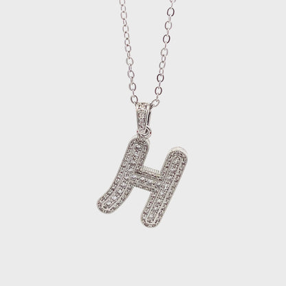 Venus Initial Necklace - H