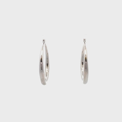 Hollow Round Plain Earring - 02