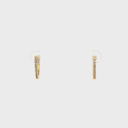 Huggie Hoops & Charm Earrings - Style 14