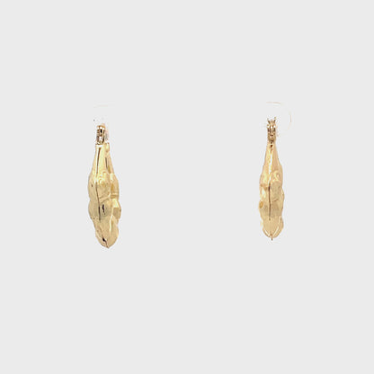 Hug&Kiss Shrimp and Bamboo Mini Earrings - 10