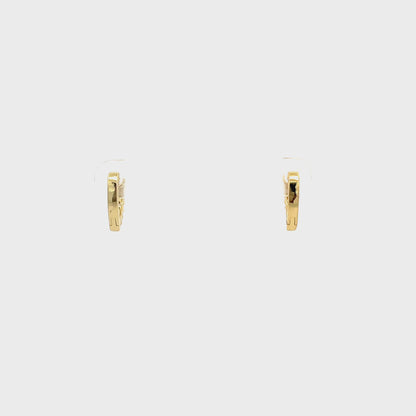 Huggie Hoops & Charm Earrings - Style 13