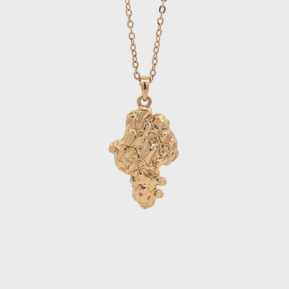 Gold Nugget Necklace - Design #10