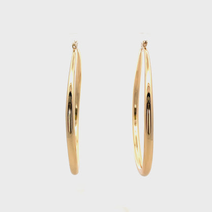 Hollow Round Plain Earring - 05