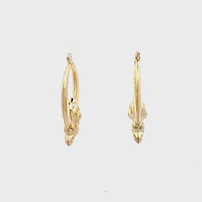 Hug & Kiss Bear Earrings - 700