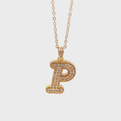 Venus Initial Necklace - P