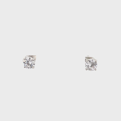 Basket Setting CZ Stud Round - 7mm