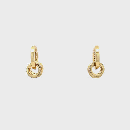 Huggie Hoops & Charm Earrings - Style 01