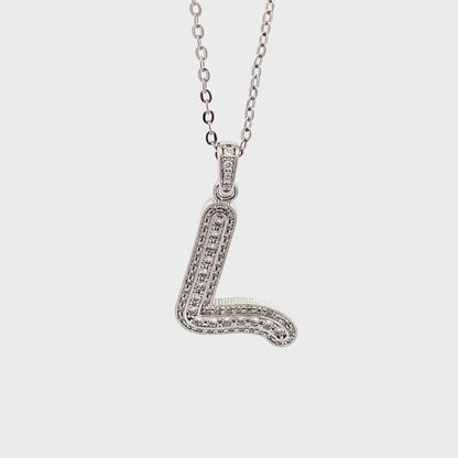 Venus Initial Necklace - L
