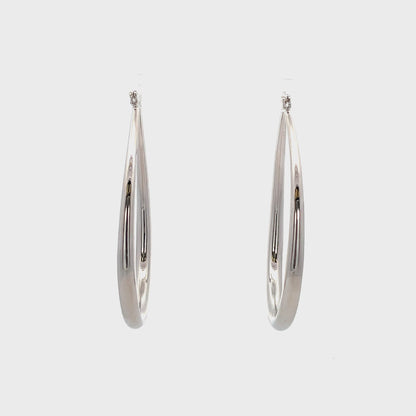 Hollow Oval Plain Earring - 09