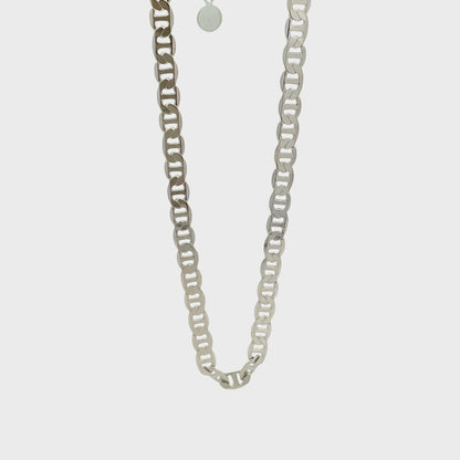 14K Anklet #03 - FLAT MARINER 10"