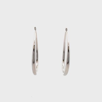 Hollow Oval Plain Earring - 08
