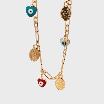 Evil Eye Anklet - Design 01