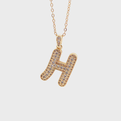 Venus Initial Necklace - H