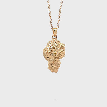 Gold Nugget Necklace - Design #09