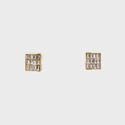 Baguette Earrings - Style 05