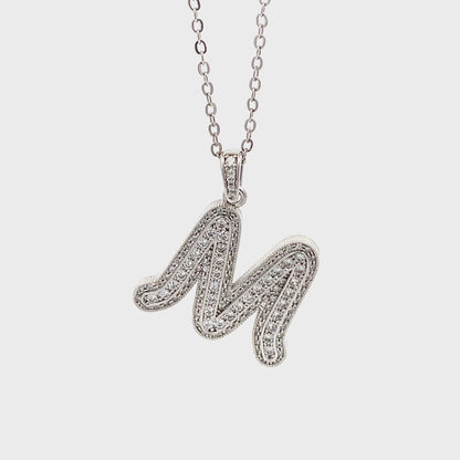 Venus Initial Necklace - M