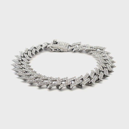 Iced Out Diamond Bracelet - #1608