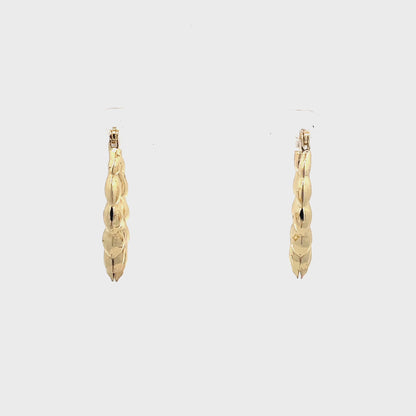 Hug&Kiss Shrimp and Bamboo Mini Earrings - 04