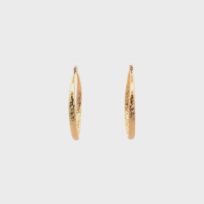 Hollow Round Design Earring - 02