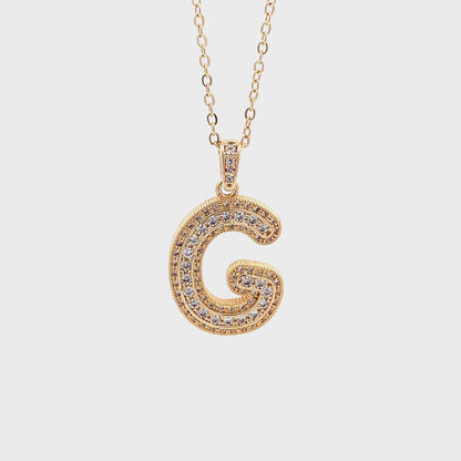 Venus Initial Necklace - G