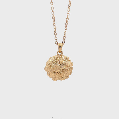 Gold Nugget Necklace - Design #07
