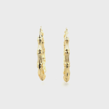 Hug & Kiss Bamboo Earrings - Size 05