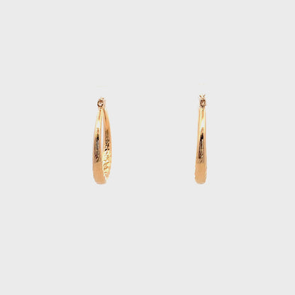 Hollow Round Design Earring - 01