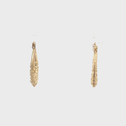 Hug&Kiss Shrimp and Bamboo Mini Earrings - 08